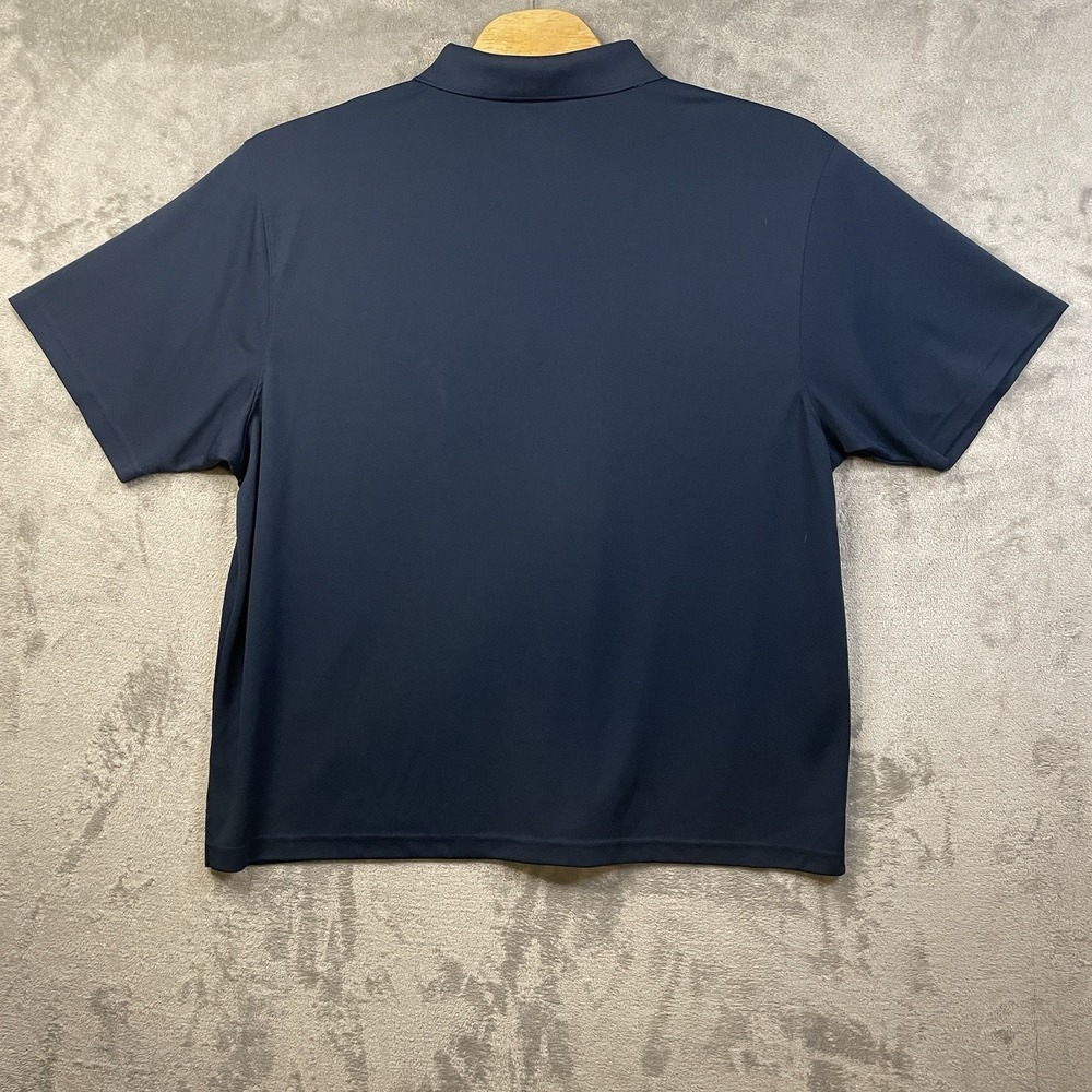 Architect Golf Performance Men's 3XL Polo Dark Blue Short Sleeves Lightweight - Picture 5 of 6